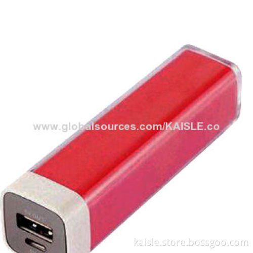 Power Bank with 2,600mAh Capacity, Beautiful Colors Can be Chosen
